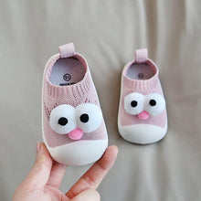 Load image into Gallery viewer, 41003AC-Infant and toddler cartoon big eyes non-slip soft sole indoor shoes toddler shoes