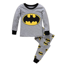 Load image into Gallery viewer, WH91208TG-New children's pajamas boys cotton long-sleeved children's clothing boys and children's small and medium children's home clothes suit