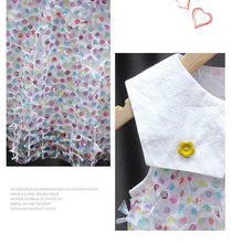 Load image into Gallery viewer, WH80306DS-Girls Skirt Rainbow Dot Mesh Princess Skirt Dress