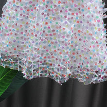 Load image into Gallery viewer, WH80306DS-Girls Skirt Rainbow Dot Mesh Princess Skirt Dress