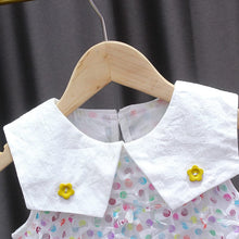 Load image into Gallery viewer, WH80306DS-Girls Skirt Rainbow Dot Mesh Princess Skirt Dress