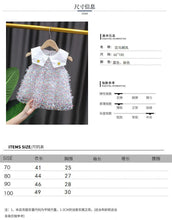 Load image into Gallery viewer, WH80306DS-Girls Skirt Rainbow Dot Mesh Princess Skirt Dress