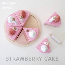 Load image into Gallery viewer, HBE-012AC-New ins children's wooden house simulation birthday cake afternoon tea boys and girls fun educational toys