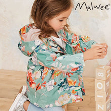 Load image into Gallery viewer, 6015SE-Autumn and winter floral long hooded jacket