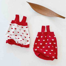 Load image into Gallery viewer, 86029TG-Autumn knitted heart long-sleeved cardigan jacket + bodysuit