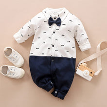Load image into Gallery viewer, LTY2443LS-Baby jumpsuit crawling clothes cross-border newborn romper gentleman clothes