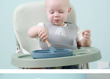 Load image into Gallery viewer, 20201109AC-Silicone bib waterproof disposable tableware silicone bib baby bib disposable bib (2 pieces)