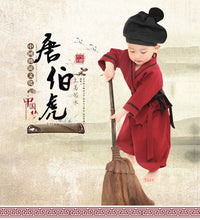 將圖片載入圖庫檢視器 WH91607TG-漢服男童兒童古裝男女孩國學書僮服裝小和尚衣服演出服幼兒寶寶