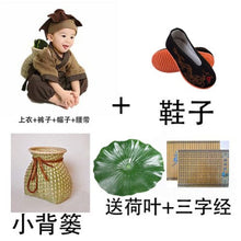 將圖片載入圖庫檢視器 WH91607TG-漢服男童兒童古裝男女孩國學書僮服裝小和尚衣服演出服幼兒寶寶