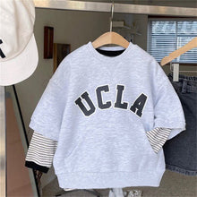 Load image into Gallery viewer, 24D696TG-Korean version ins children's summer fashion new suit boys and girls Korean style casual letter short-sleeved shorts two-piece suit