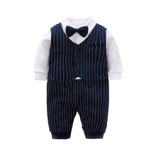 Load image into Gallery viewer, LTY2443LS-Baby jumpsuit crawling clothes cross-border newborn romper gentleman clothes
