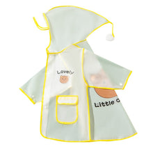 Load image into Gallery viewer, YY218AC- Bear children's boys and girls raincoat cloak waterproof raincoat student school kindergarten baby raincoat