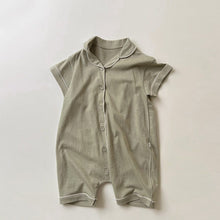 Load image into Gallery viewer, Y9332LS- Summer open-chested thin breathable short-sleeved crawling suit