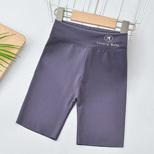 Load image into Gallery viewer, 30701PA- Summer thin high waist outer wear yoga pants five-point shark pants for middle and large children