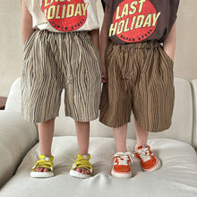 Load image into Gallery viewer, X81990PA-Summer thin striped casual loose shorts