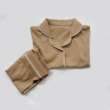 Load image into Gallery viewer, ER051PCW-Summer Danish style pure cotton soft home parent-child wear