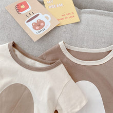 Load image into Gallery viewer, ML679LS-Summer baby super cute belly button print crawling clothes