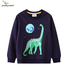 Load image into Gallery viewer, 3162SE-European and American style boy's round neck dinosaur long-sleeved bottoming shirt