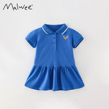 Load image into Gallery viewer, 8206DS-malwee short-sleeved girls' stylish princess dress