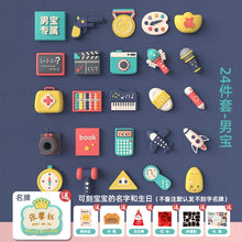 Load image into Gallery viewer, KT-01AC-Zhuazhou supplies props set for one-year-old boys and girls, modern birthday supplies, soft rubber toys