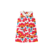Load image into Gallery viewer, S1504DS-Little maven summer lapel sleeveless children's dress