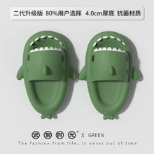 Load image into Gallery viewer, (Children's) AC8662-Thick-soled shark EVA slippers for home children's parents and children, non-slip soft-soled baby sandals, indoor children's sandals and slippers for summer