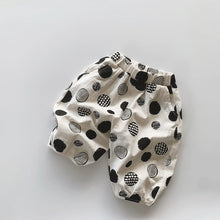 Load image into Gallery viewer, 2262PA-Summer Polka Dot Bamboo Cotton Thin Cropped Pants