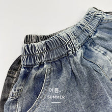 Load image into Gallery viewer, 1195PA-Summer Korean style pocket casual workwear jeans