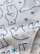 Load image into Gallery viewer, 6095LS-Summer Polar Bear Print Bodysuit
