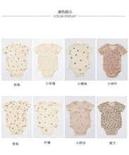 Load image into Gallery viewer, C21427LS-European and American style infant short-sleeved jumpsuit, new male and female baby summer clothes, triangle romper, crawling clothes