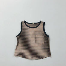 Load image into Gallery viewer, 1052SE-Korean summer children's sleeveless vest soft bamboo cotton solid color stripes thin boys and girls wear stylish vest