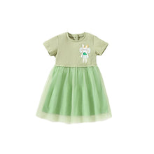 Load image into Gallery viewer, S1516DS-Little maven summer solid color breathable mesh dress