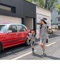 Load image into Gallery viewer, 22B069PCW-Children's suit new parent-child suit sports style street-style family of three or four family suit two-piece suit