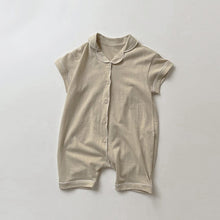 Load image into Gallery viewer, Y9332LS- Summer open-chested thin breathable short-sleeved crawling suit