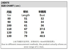 Load image into Gallery viewer, 24D875DS-ins Korean summer new style dress for girls baby bow puff sleeves sweet floral square collar dress