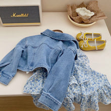 Load image into Gallery viewer, L562DS-Spring and Summer Denim Jacket & Floral Dress