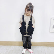 Load image into Gallery viewer, 22049PCW-Spring and summer Japanese casual workwear vest style jacket top parent-child wear