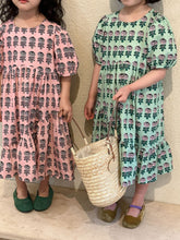 Load image into Gallery viewer, X81570DS-Summer Korean style pure cotton puff sleeve dress
