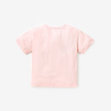 Load image into Gallery viewer, 53043SE-Little maven summer rainbow bear print round neck cotton short-sleeved top