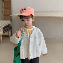 Load image into Gallery viewer, Q90556SE- New style boys spring and autumn tops baby cardigan Korean style little girls jacket