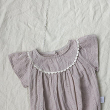 Load image into Gallery viewer, Y9221LS-Summer solid color hollow embroidery triangle bodysuit