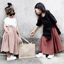 Load image into Gallery viewer, 21019PCW- Spring and summer loose casual parent-child umbrella skirt