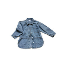 Load image into Gallery viewer, 22063PCW-Autumn parent-child outfit Japanese style loose retro side slit long-sleeved denim jacket