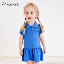 Load image into Gallery viewer, 8206DS-malwee short-sleeved girls' stylish princess dress