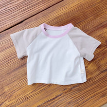 Load image into Gallery viewer, 3220SE-Children's summer color matching T-shirt Korean summer wear ins baby cotton T-shirt thin baby top