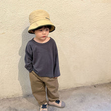 Load image into Gallery viewer, C81337SE-Spring and Autumn Cotton Loose Japanese and Korean Style Long Sleeve Basic T-shirt