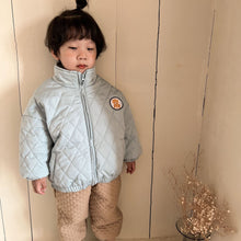 Load image into Gallery viewer, D91118SE-Autumn and winter Korean version of children's thickened velvet diamond pattern long-sleeved jacket