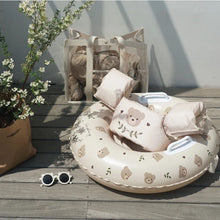 Load image into Gallery viewer, 666AC-Summer Korean version of bear color matching swimming ring for baby beginners