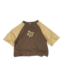 Load image into Gallery viewer, 1207SE-Summer Korean style contrast color short sleeve top