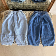 Load image into Gallery viewer, Q90603PA-2022 New Spring and Autumn Korean Children's Clothing Children's Wide-leg Jeans Boys and Girls Baby Loose Casual Long Pants